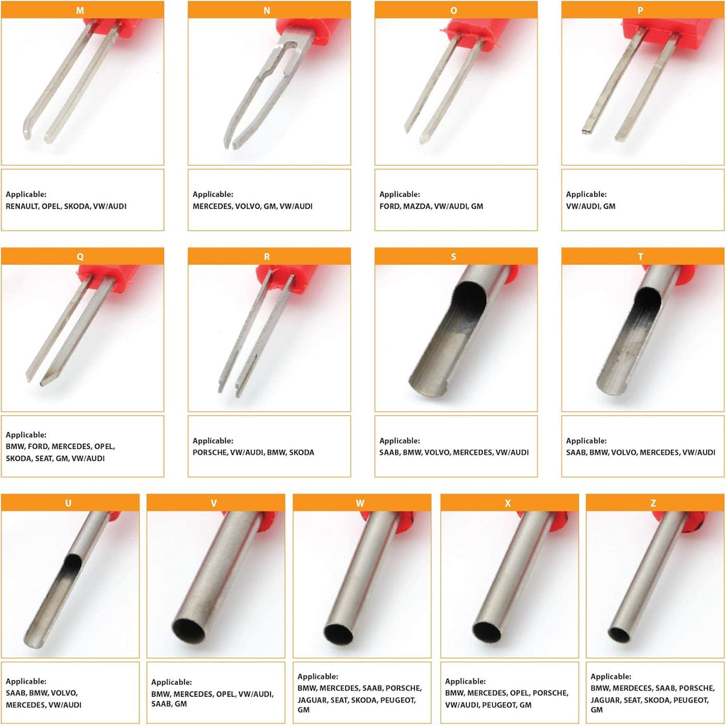 25 Piece Terminal Removal and Release Kit N390