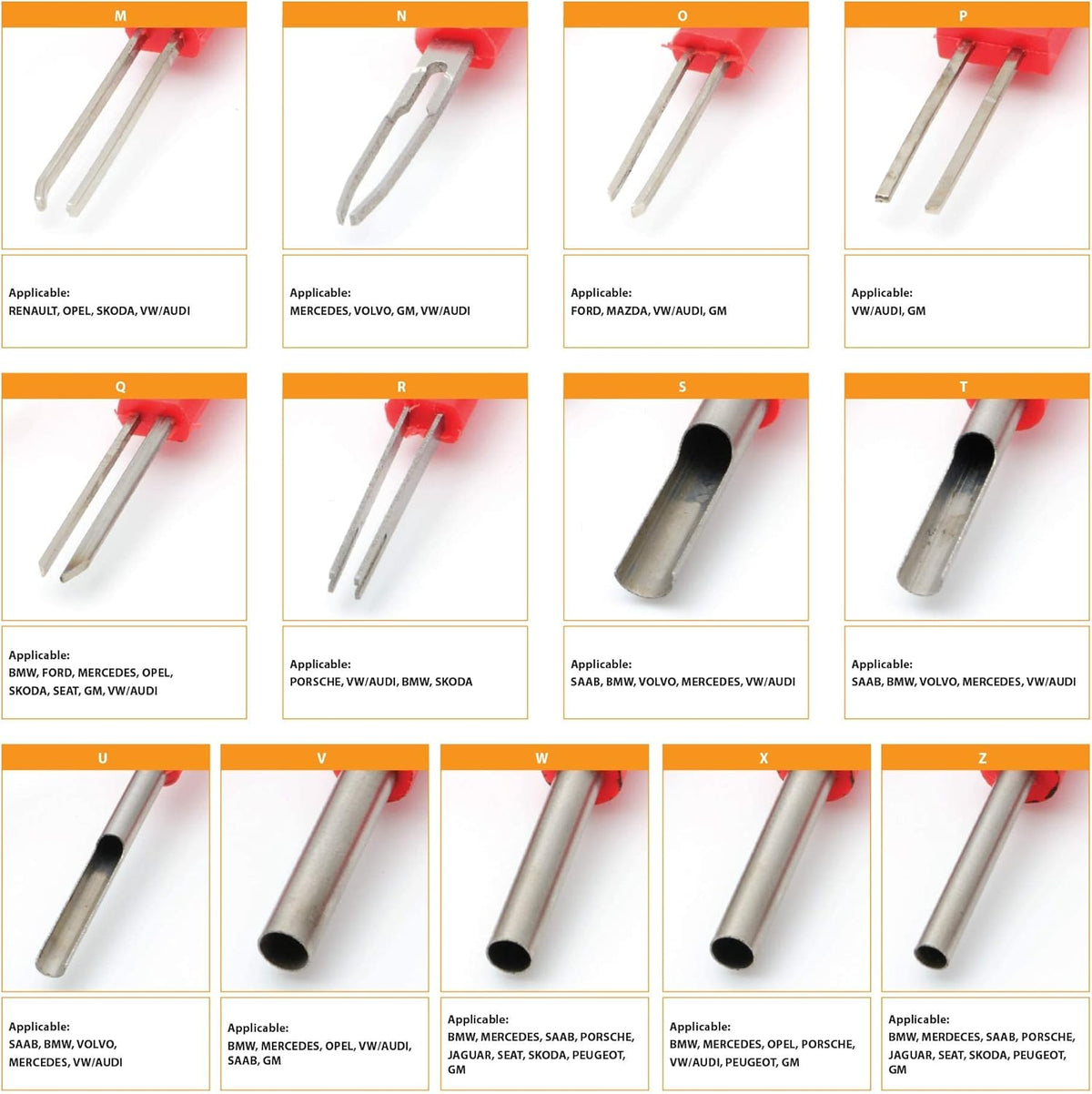 25 Piece Terminal Removal and Release Kit N390