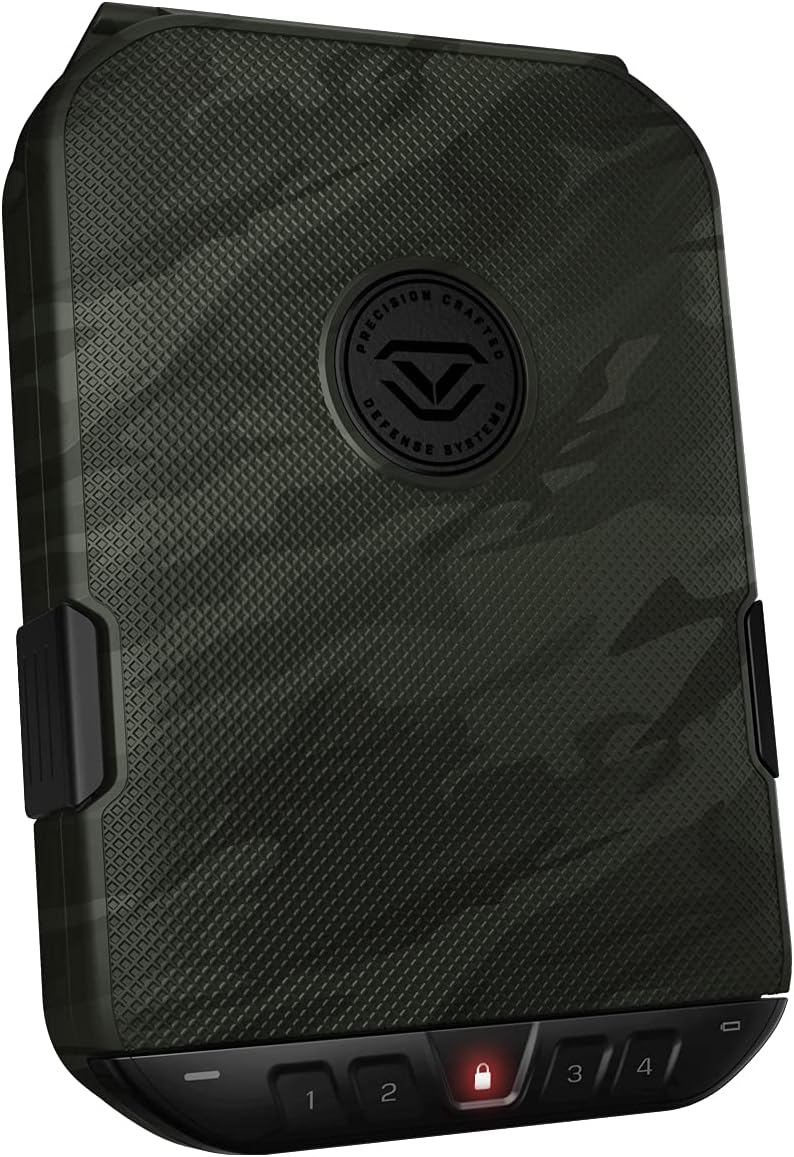 Waterproof Electronic Lock Handgun Case with Backlit Keypad F633
