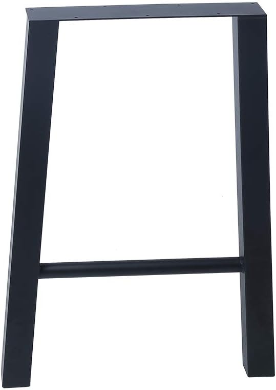Black Metal Table Legs 2 PCS U8042