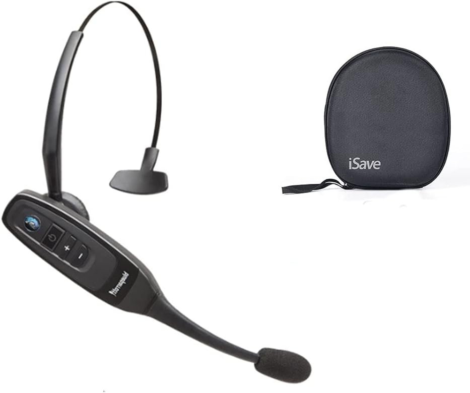 Noise Cancelling Wireless Bluetooth Headset with Carrying Case H15172