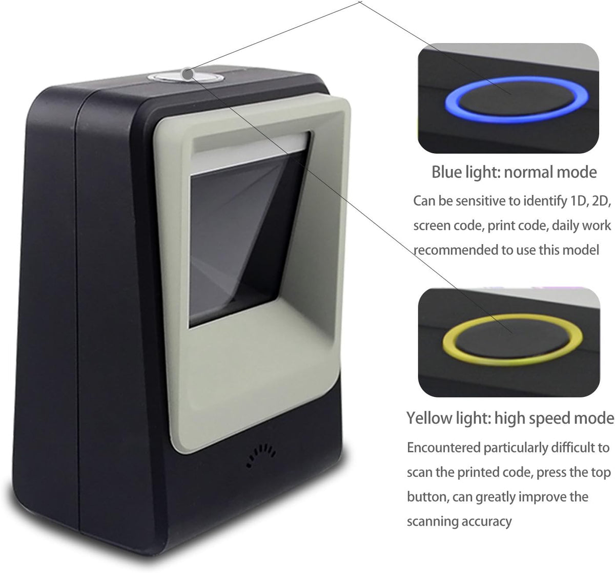 2D QR Barcode Scanner Pack of 2 R121115