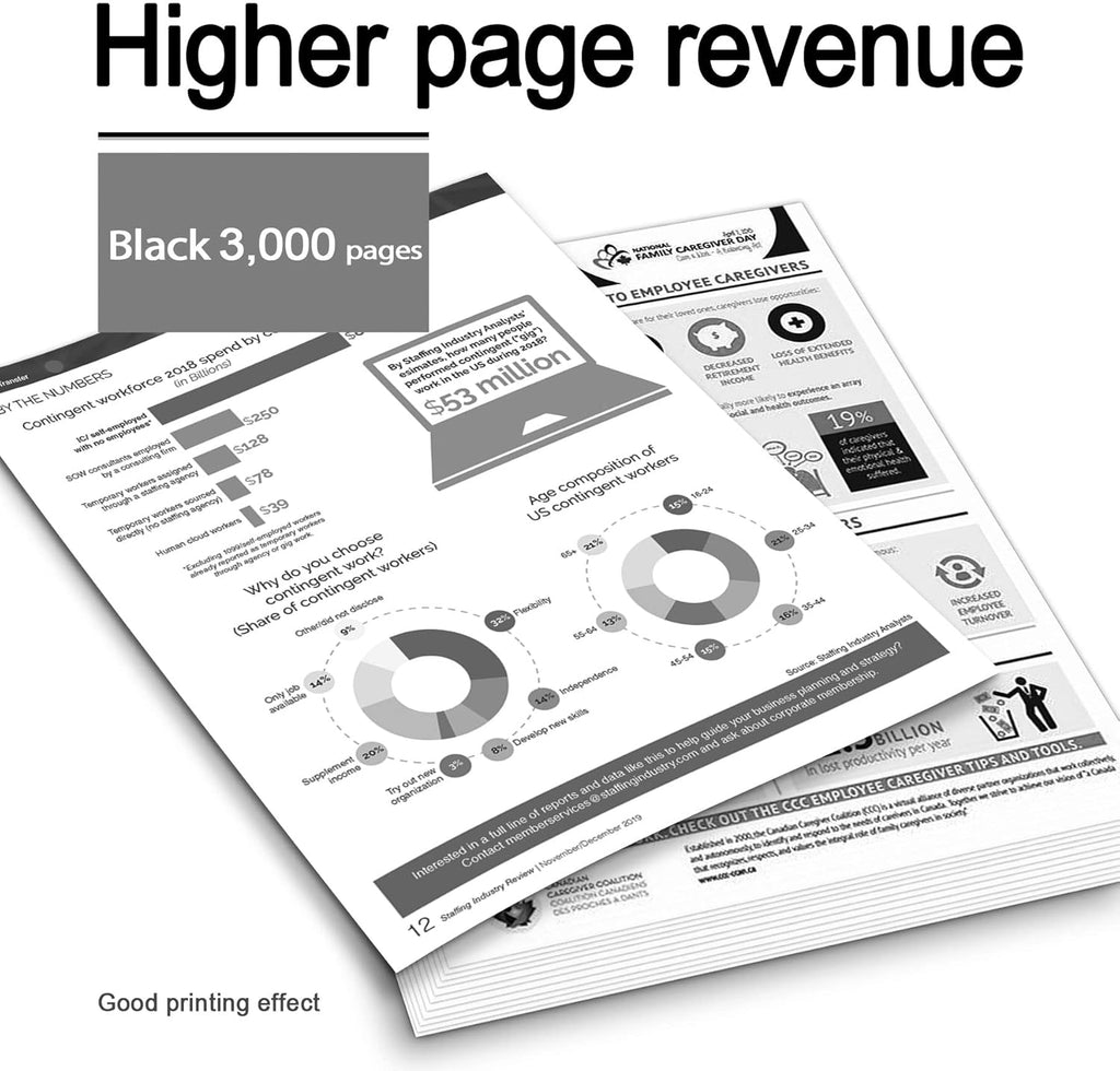 2 Pack Compatible Toner Cartridge Replacement (Black) R34178