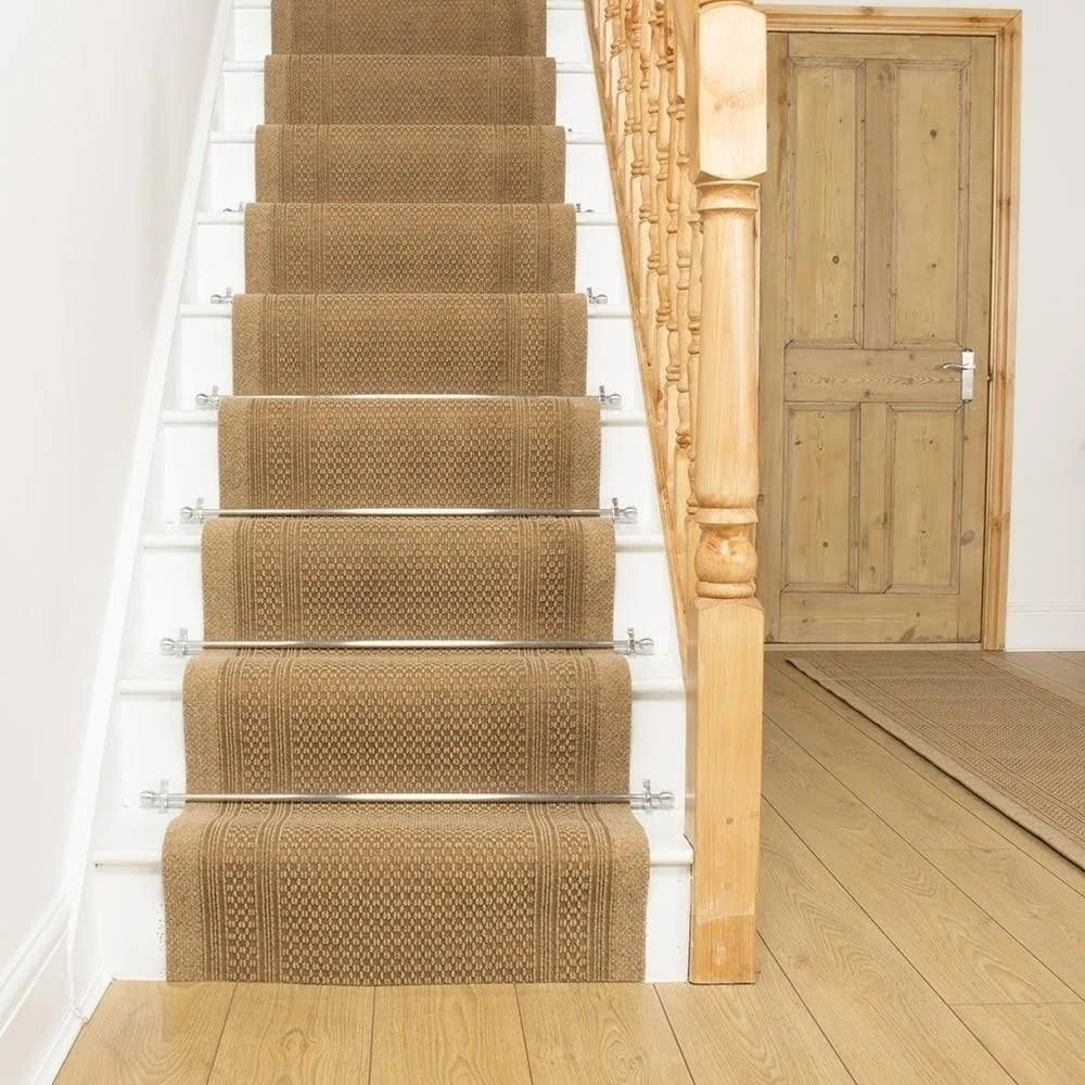 Aztec Beige Stair Carpet Runner E4099
