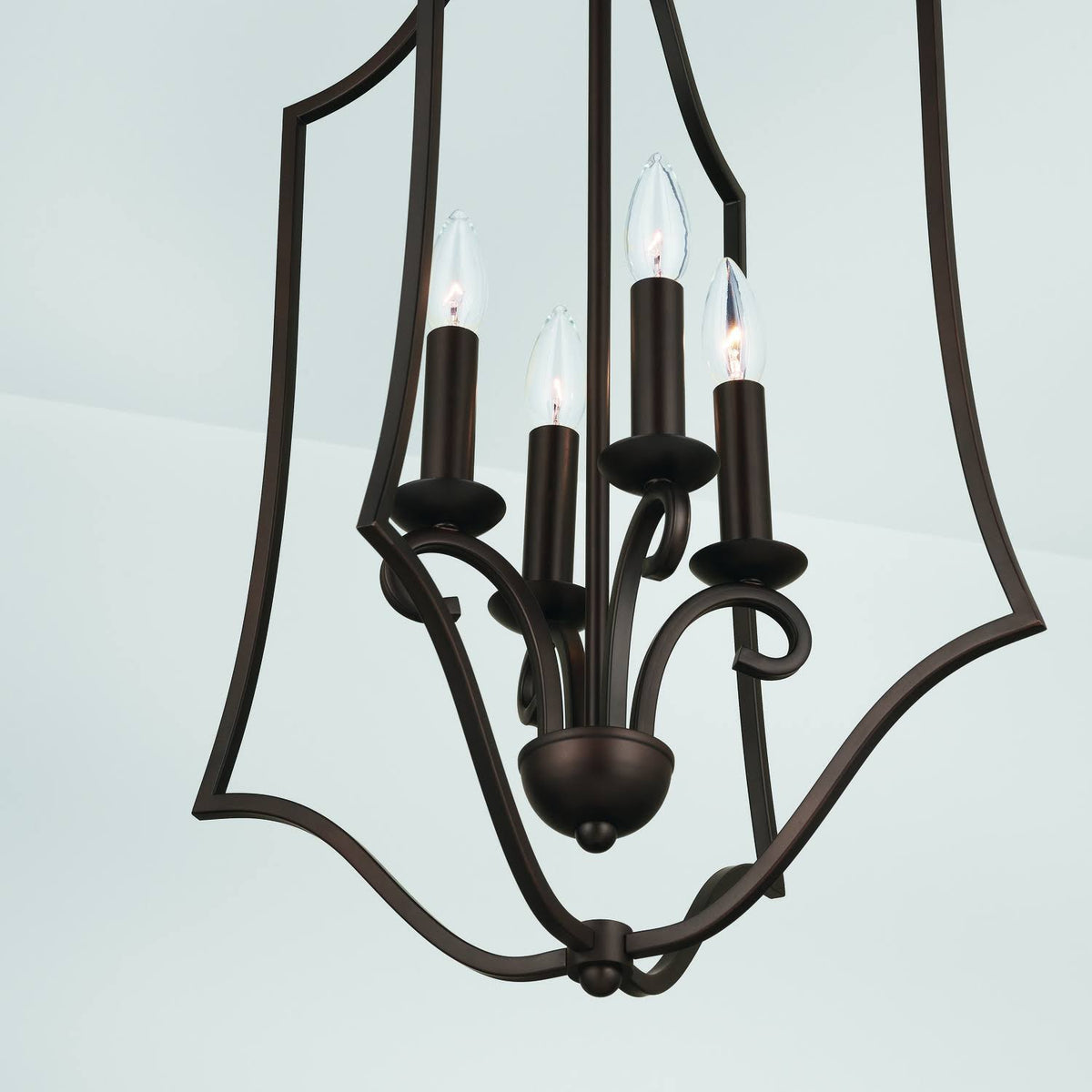 4 Light Bronze Foyer Light D5155
