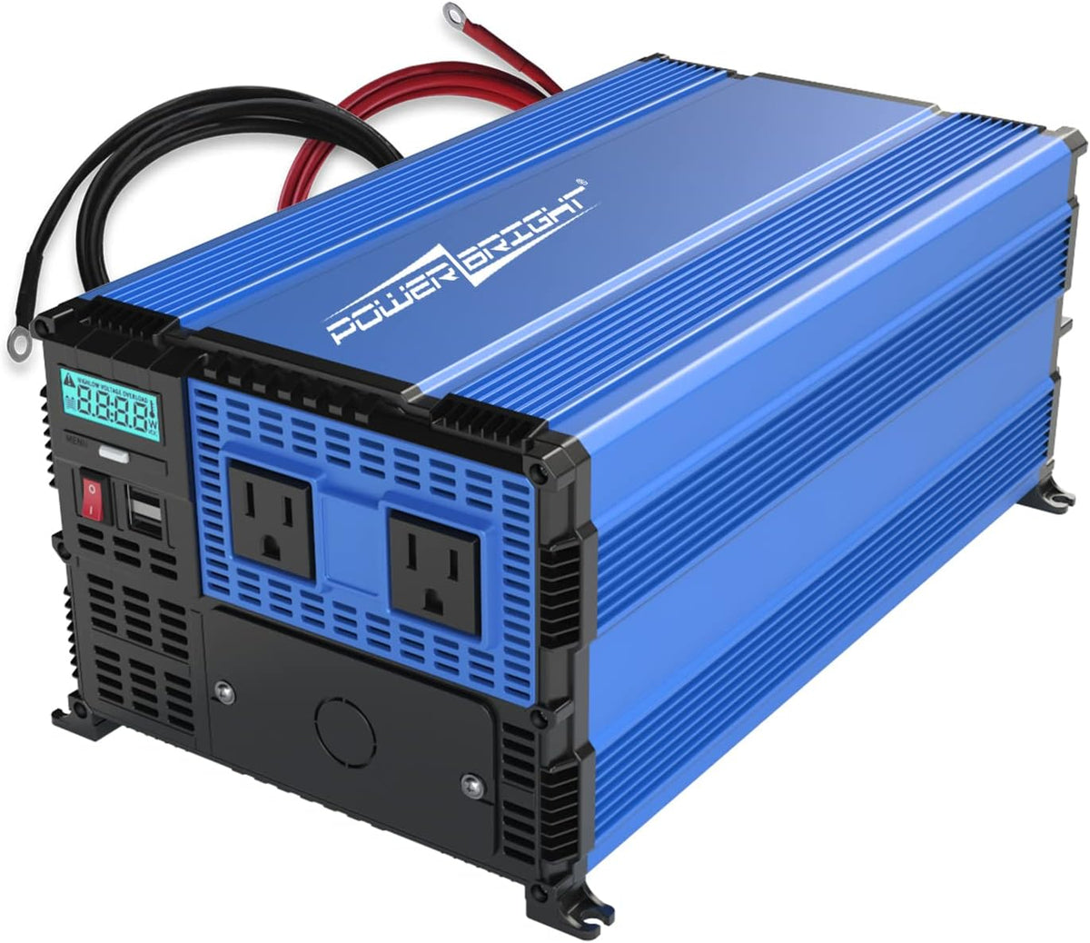 2000 Watt 12V Power Inverter with Dual USB & AC Outlets T92825