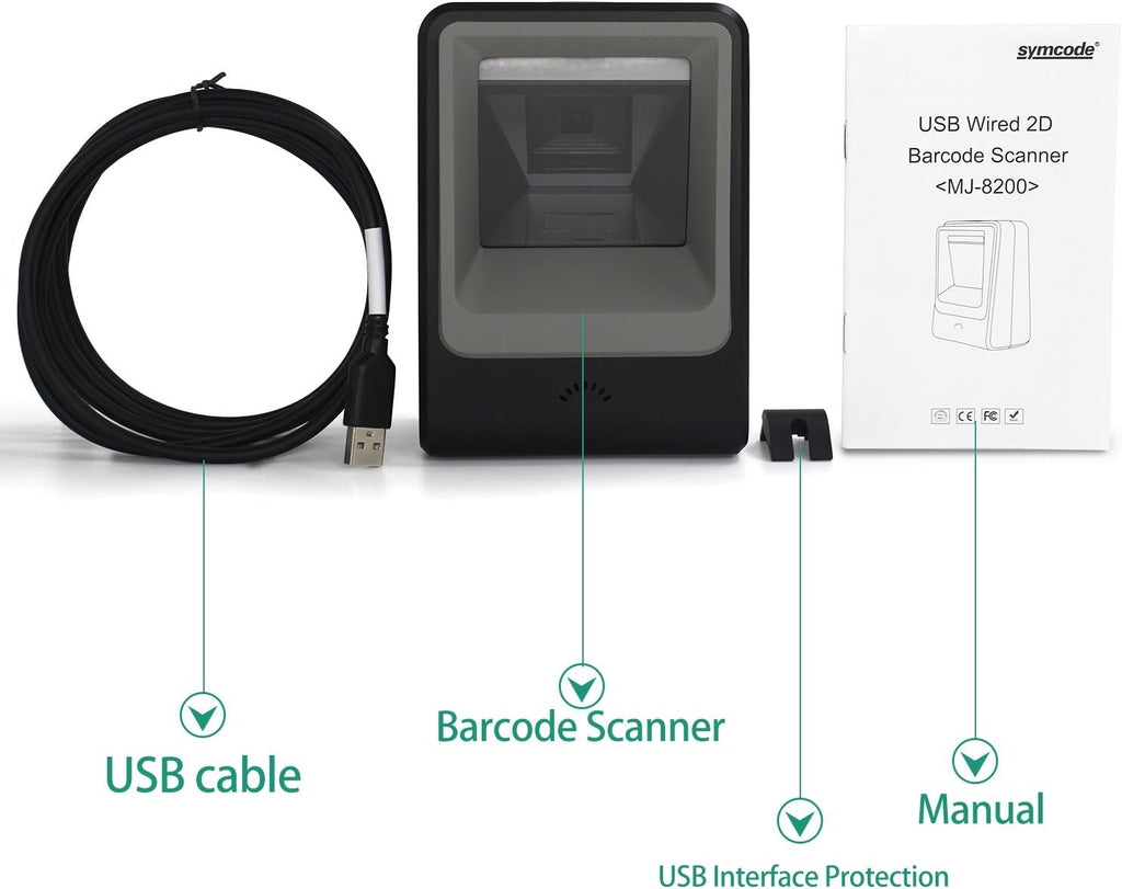2D QR Barcode Scanner Pack of 2 R121115