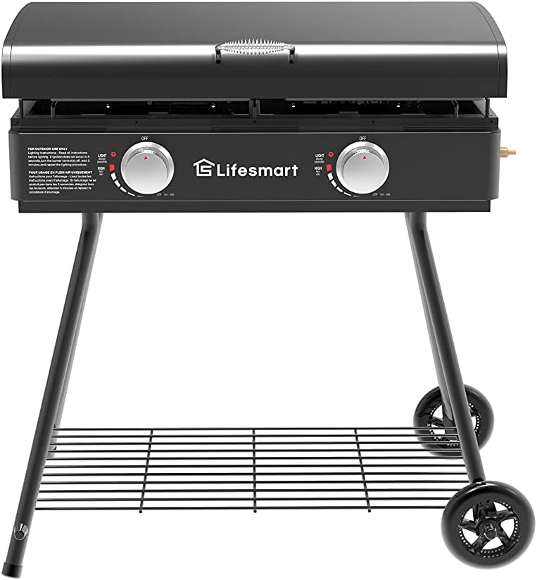 400 Sq Inch Double Griddle with Stand and Carry Bag Y809081