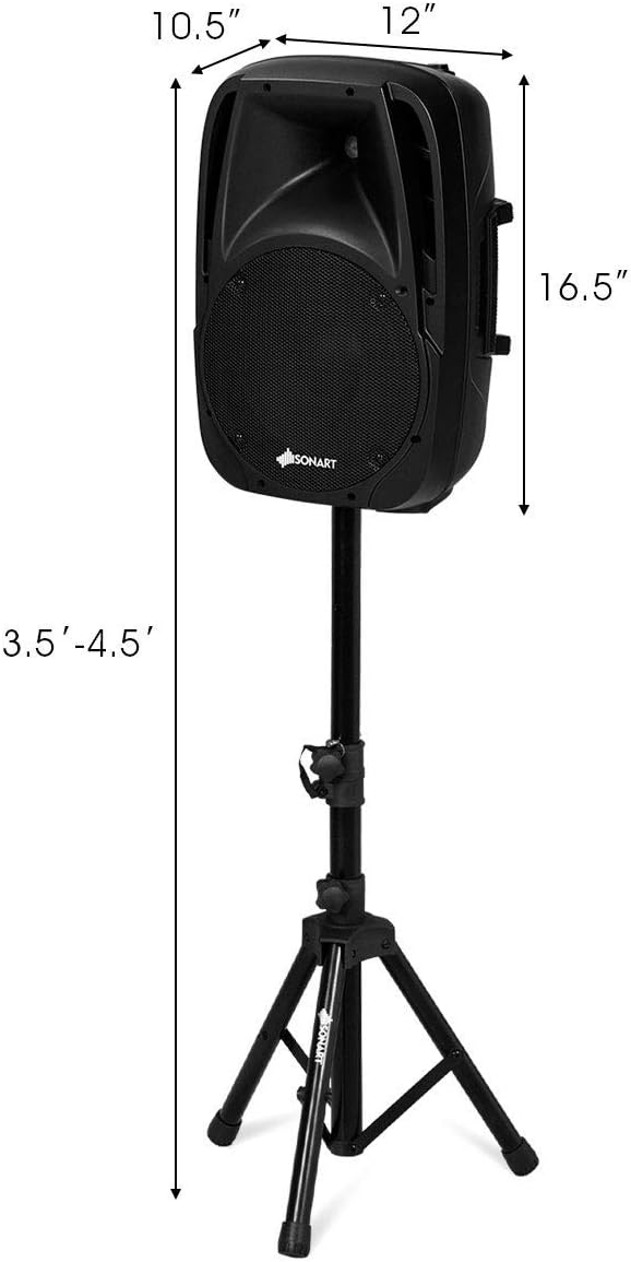 1600W 2-Way Powered PA Speaker System T994