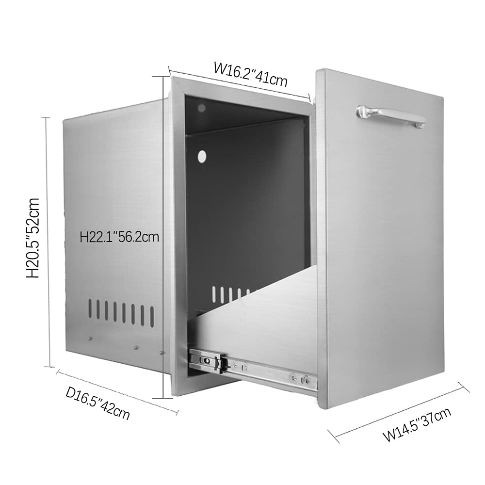 Propane Tank Drawer Stainless Steel A836