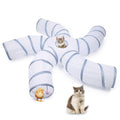 Cat Tunnel with Play Ball Collapsible Interactive Peek Hole Pet Tube B839