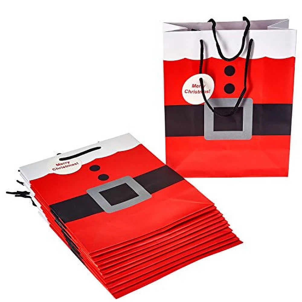 Christmas Gift Bags 12 Piece Pack with Handles B3966