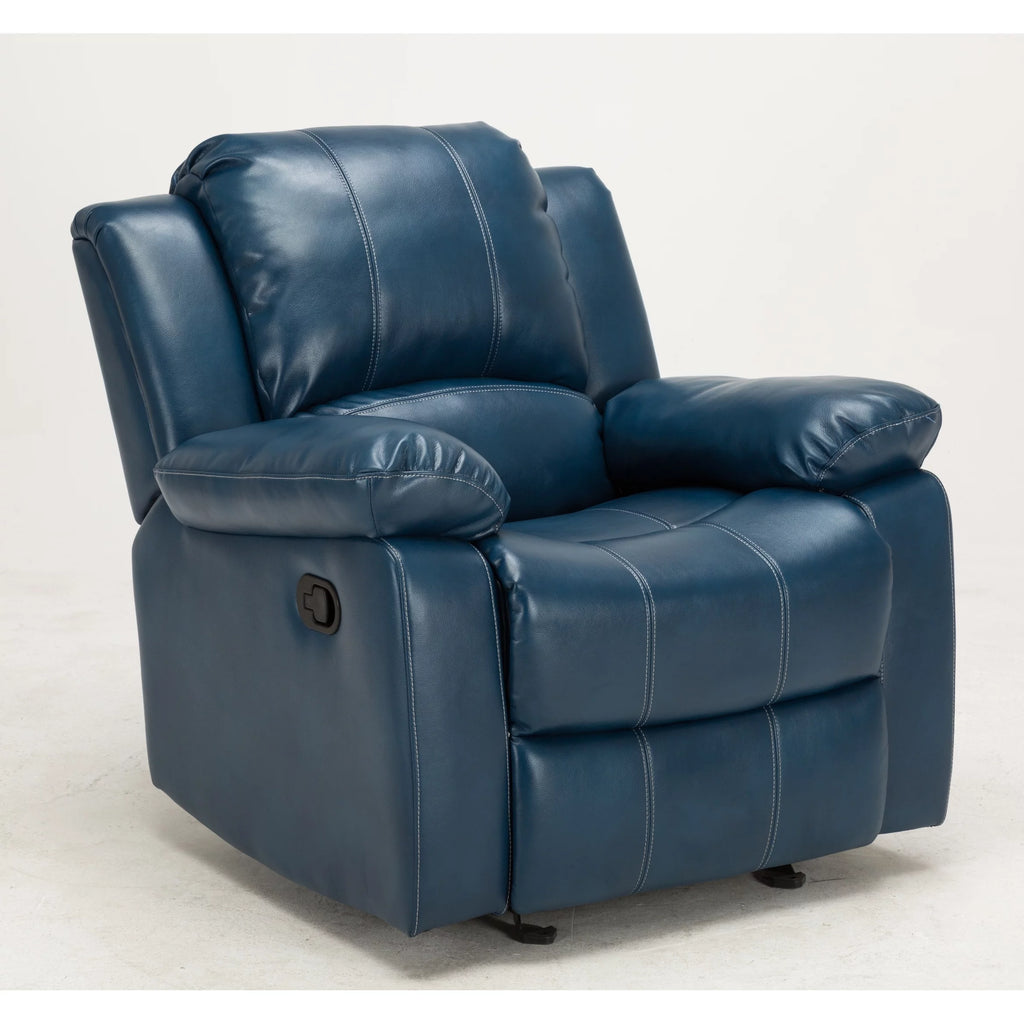 Leather Gel Glider Rocker Recliner Z982