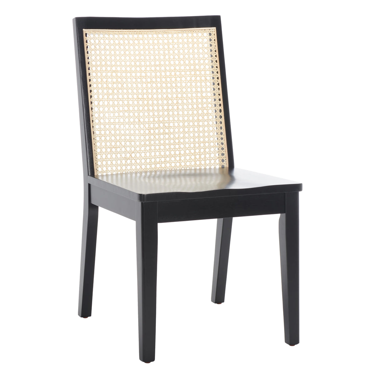 Black Natural Set of 2 Dining Chair O8593