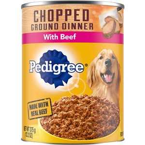 Chopped Ground Dinner Beef Canned Wet Dog Food 13.2-oz Case of 12 H3731