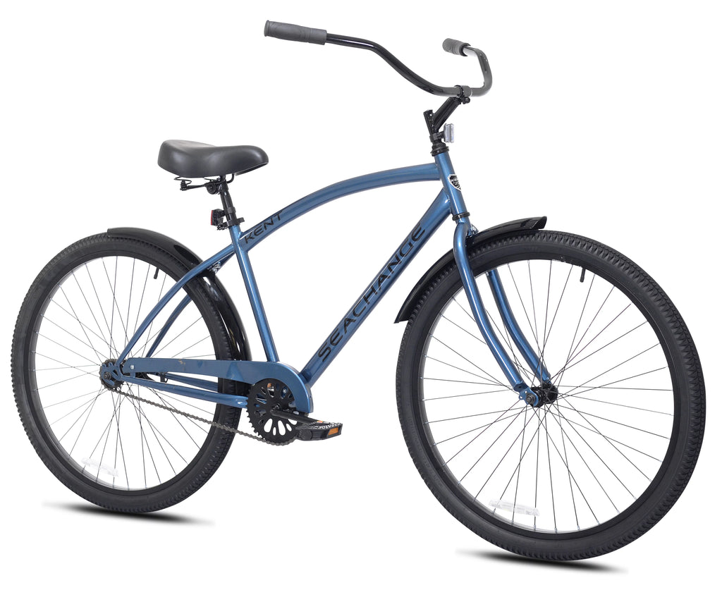 27.5 in Metallic Blue Beach Cruiser Bike V7088