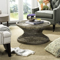 Round Wicker Coffee Table F658