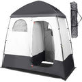 Camping Shower Tent Portable Outdoor Privacy Shelter 2 Rooms P458