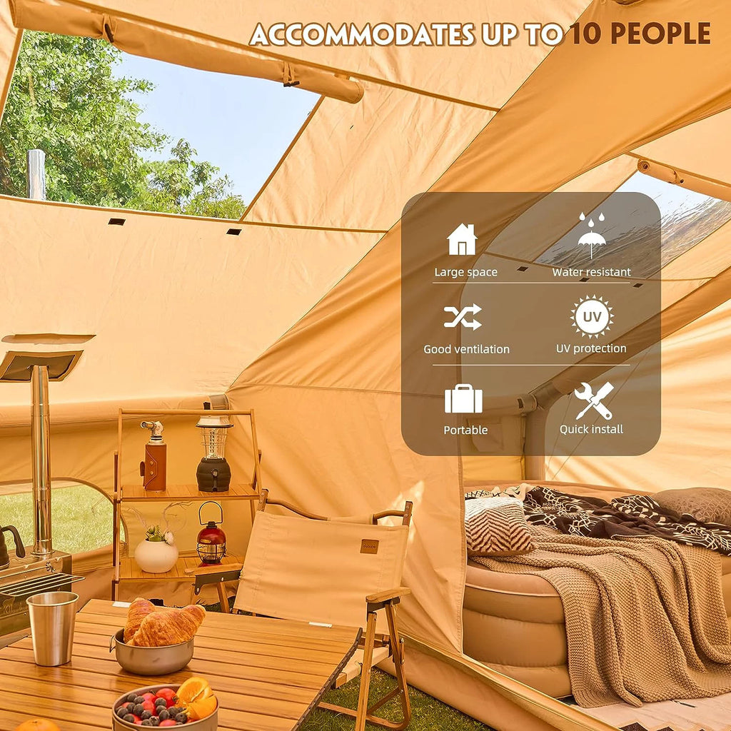 Extra Large Inflatable Camping Tent with Pump X788175