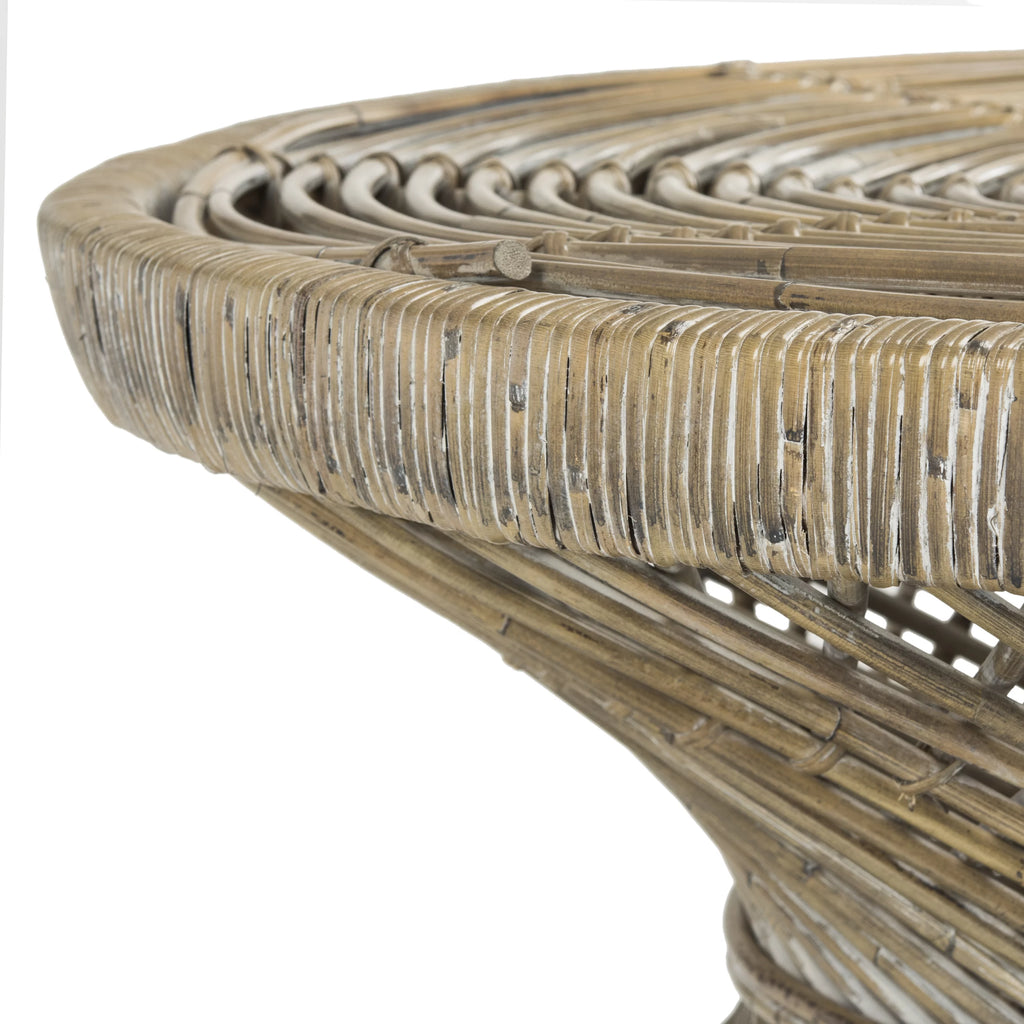 Round Wicker Coffee Table F658
