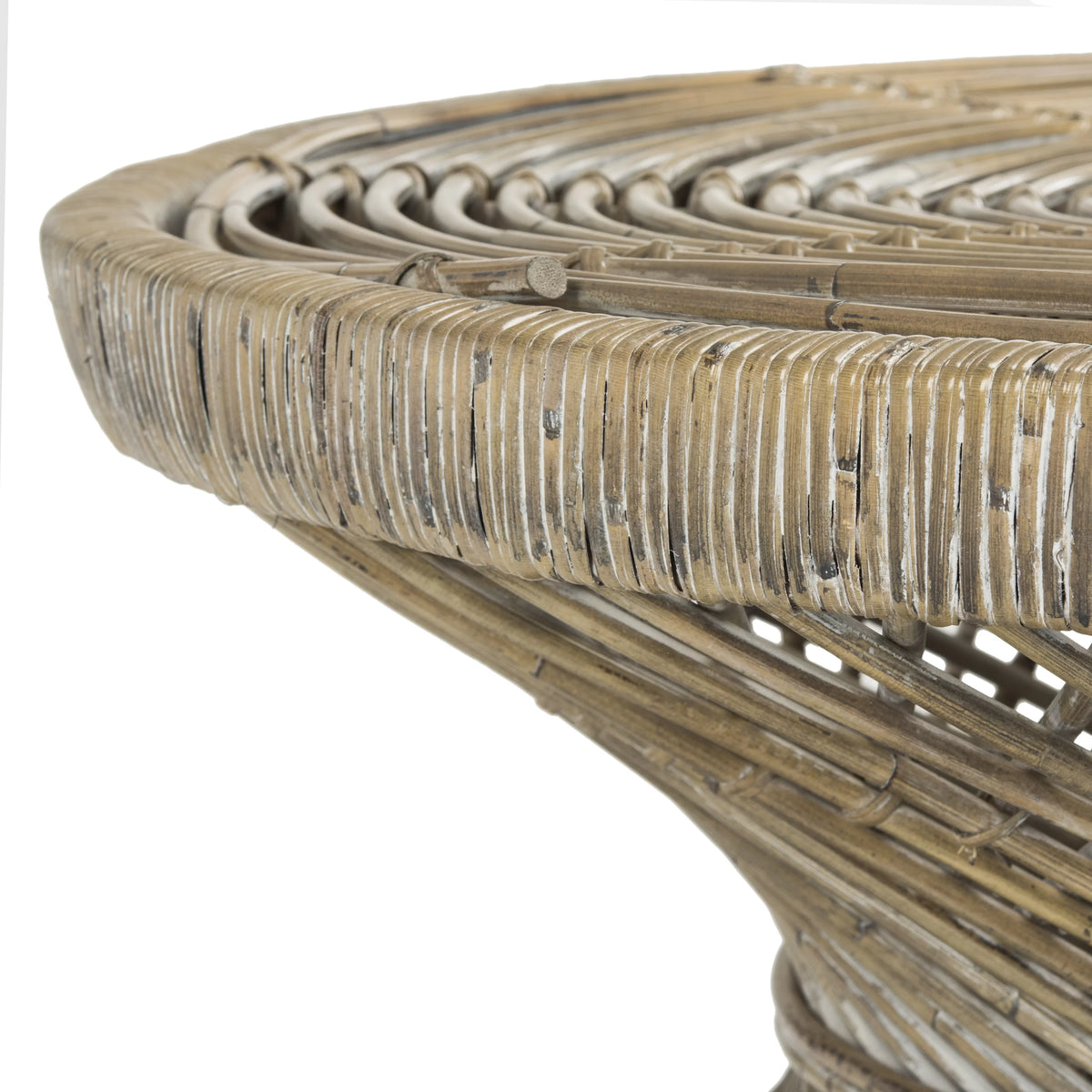 Round Wicker Coffee Table F658