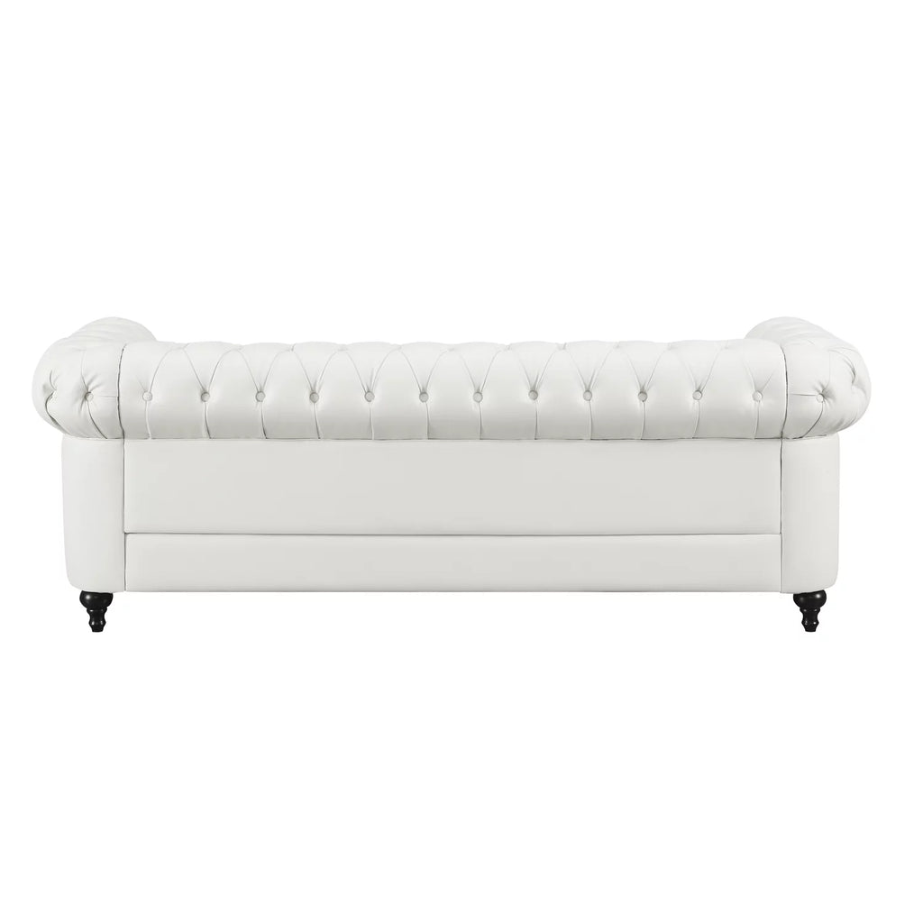 White Tufted Sofa X158975