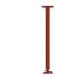 114-In Adjustable Jack Post W47629