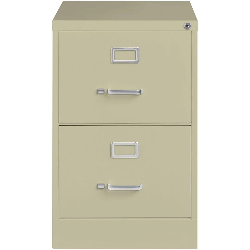 25" 2-Drawer Metal Legal Width Vertical File Cabinet in Beige P549