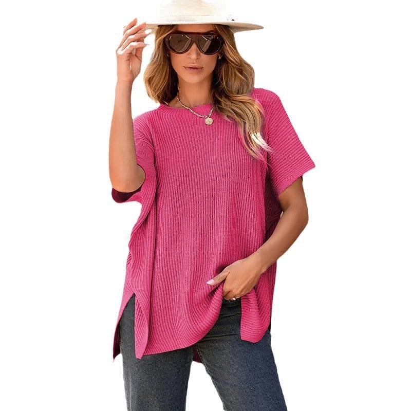Oversized Loose Knitted Top C689