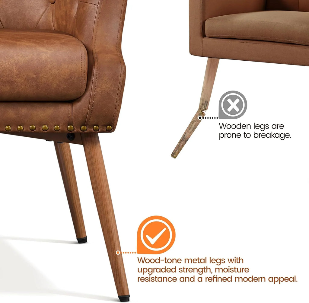 PU Leather Retro Armchair U28191