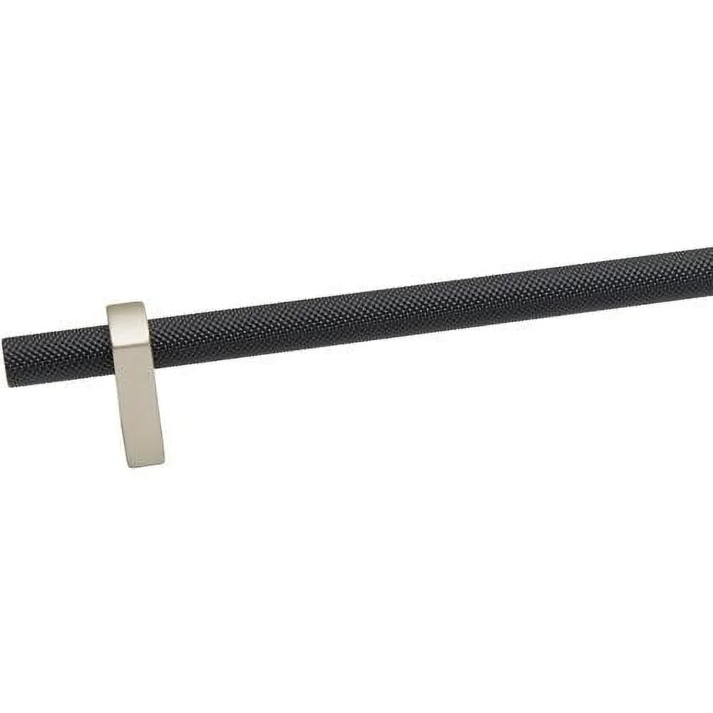 24" Center To Center Knurled Bar Appliance Pull Matte Black A449