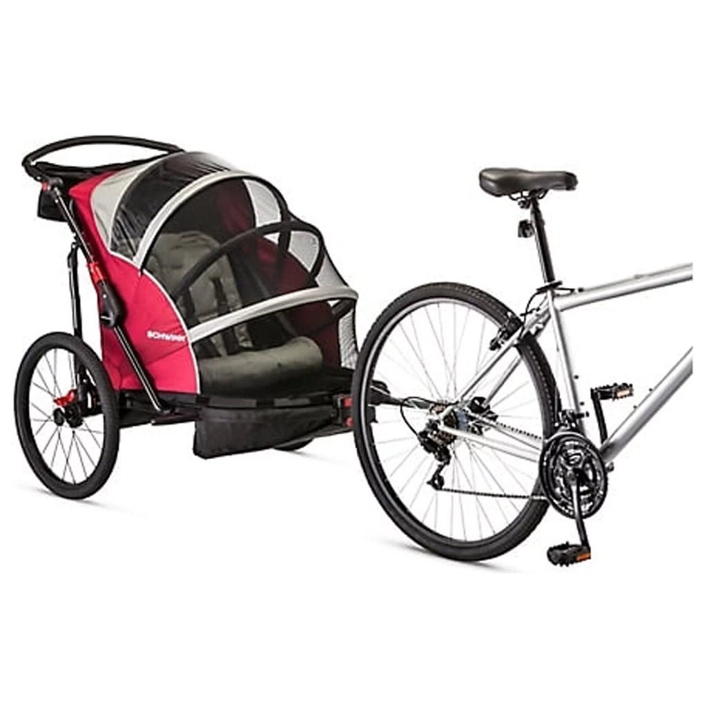 Red Black Child Bicycle Trailer C22365
