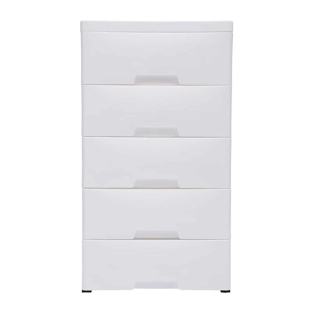 Plastic Drawers Dresser Storage Cabinet with Wheels F9801