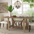 67" Farmhouse Dining Table with Trestle Base F920