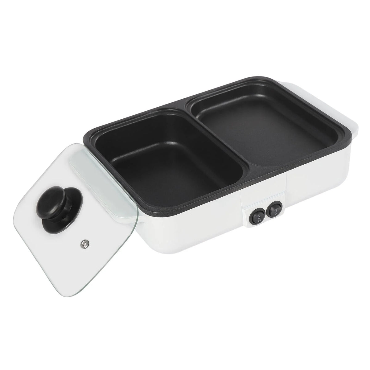 2 in 1 Non-Stick Electric Hot Pot and BBQ Grill X959034