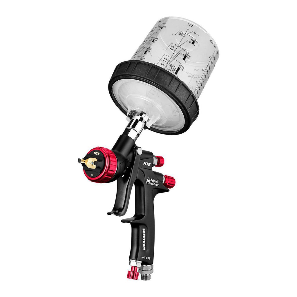 Gravity-Feed Air Spray Gun with Rear Fan Control V212