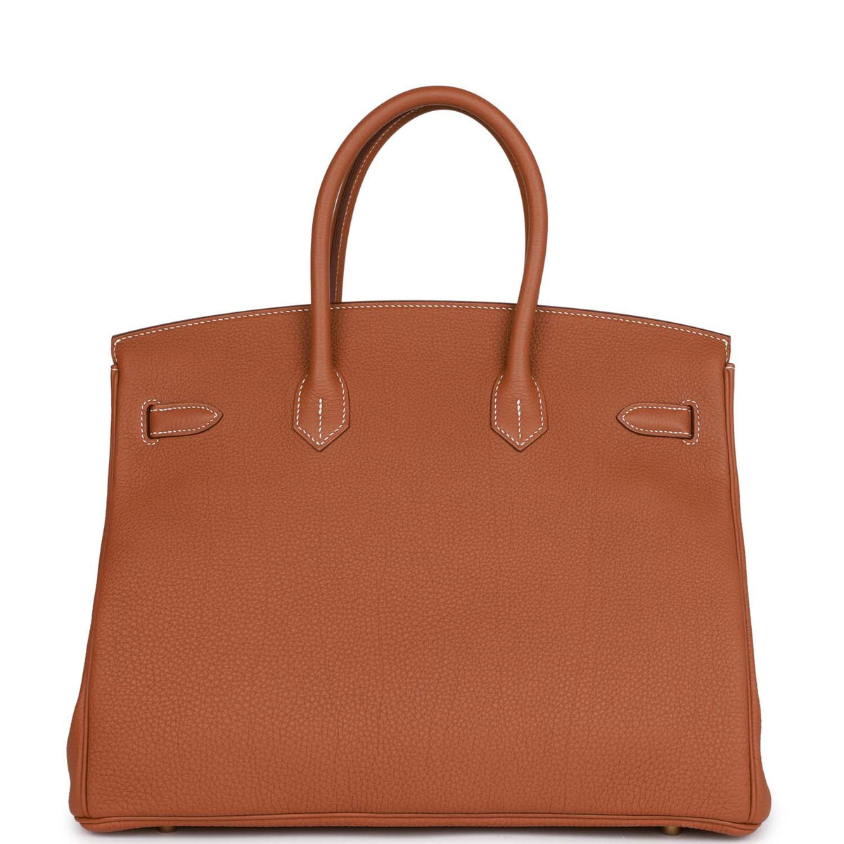 Gold Leather Handbag Q8482