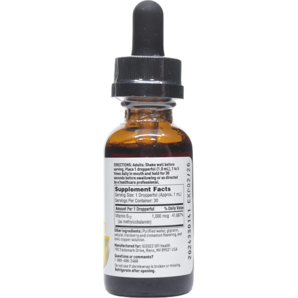 B12 Liquid Methylcobalamin 1 mg O805