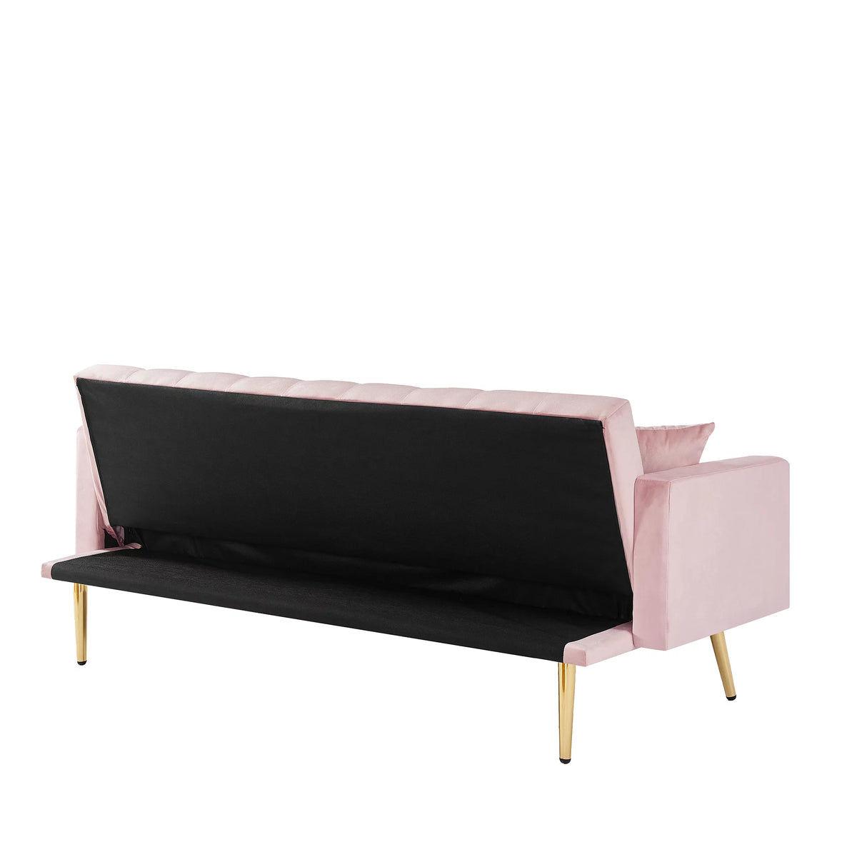 Pink Convertible Folding Futon Sofa Bed G507