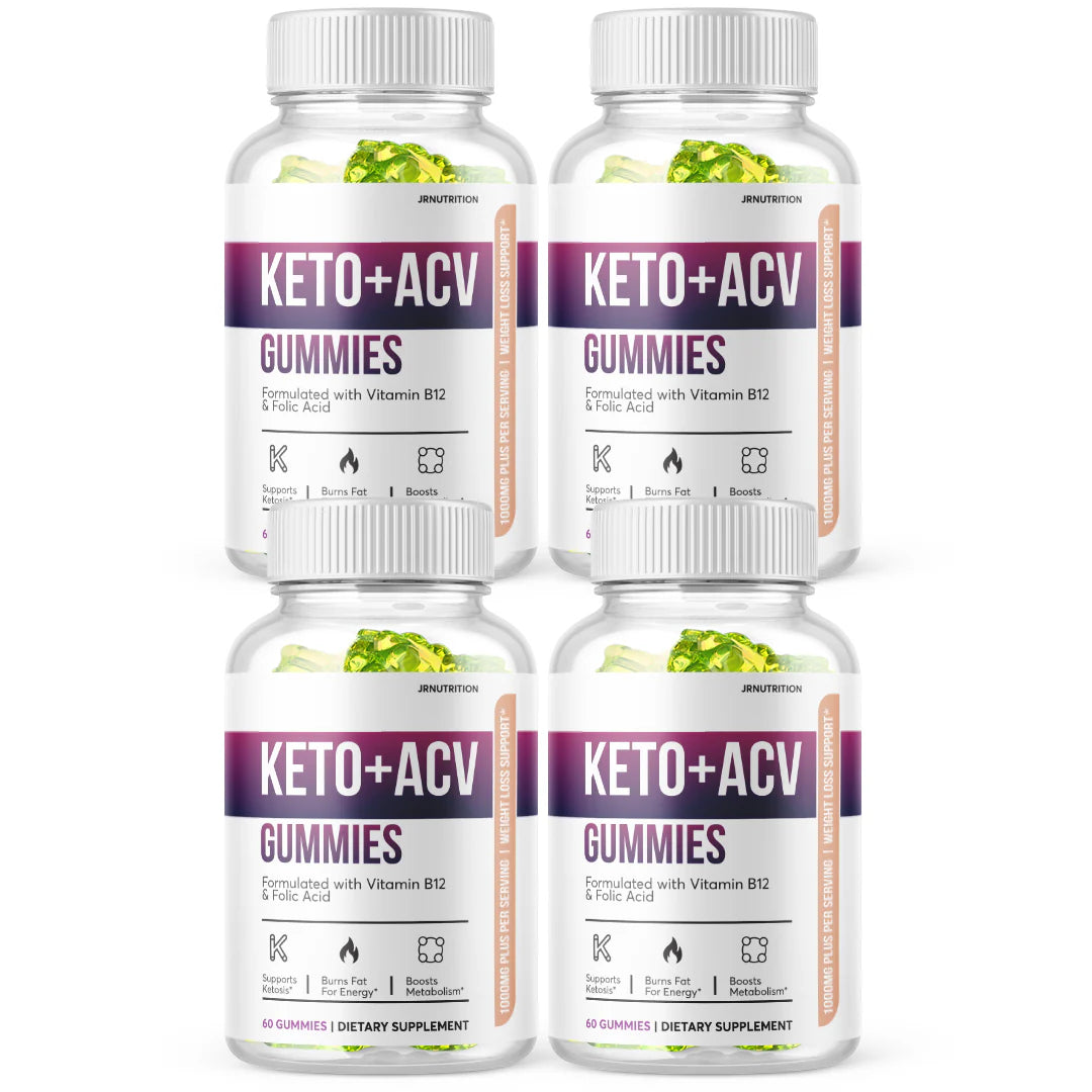 Keto ACV 1000mg Gummies 4 Bottles L54172