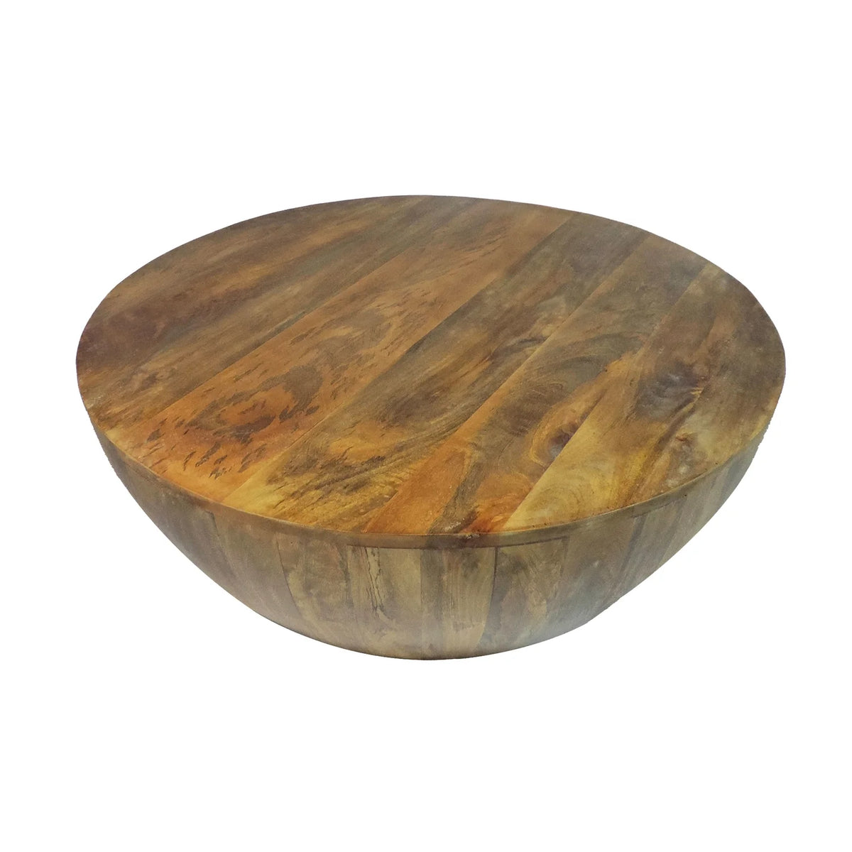 36 Inch Round Mango Wood Coffee Table C61197