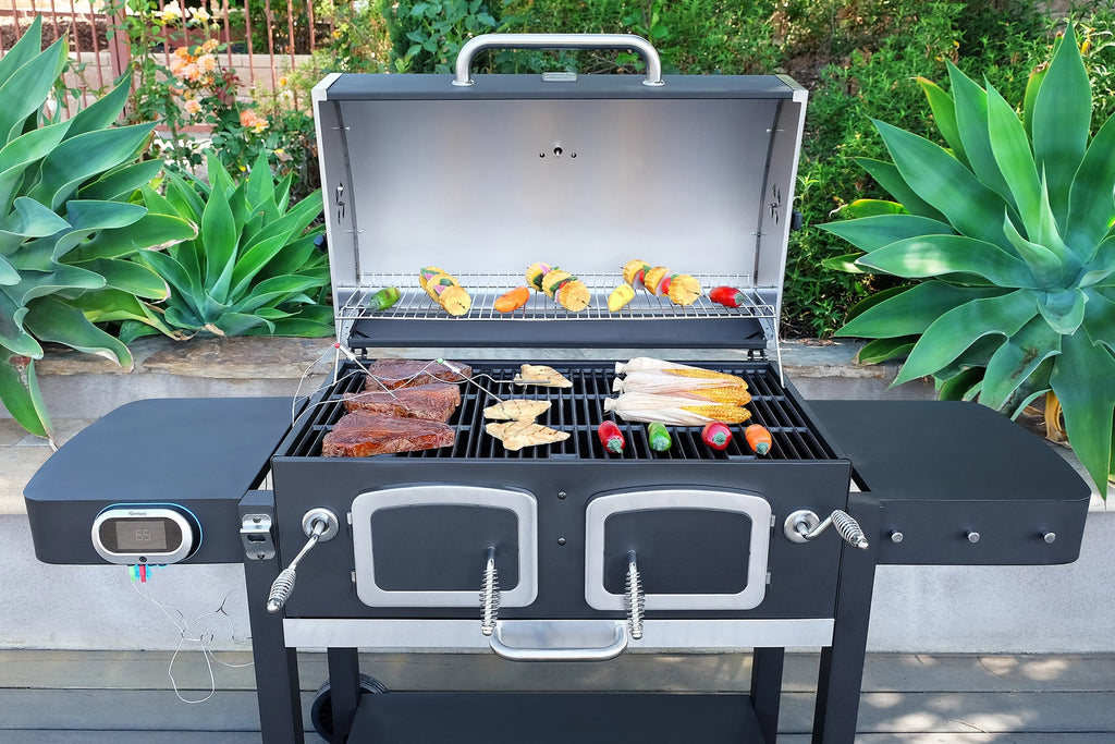 32-inch Smart Charcoal Grill with Meat Thermometer K563