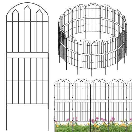 Decorative Rustproof Wire Garden Fence Panels 10 Pack A612