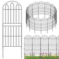 Decorative Rustproof Wire Garden Fence Panels 10 Pack A612