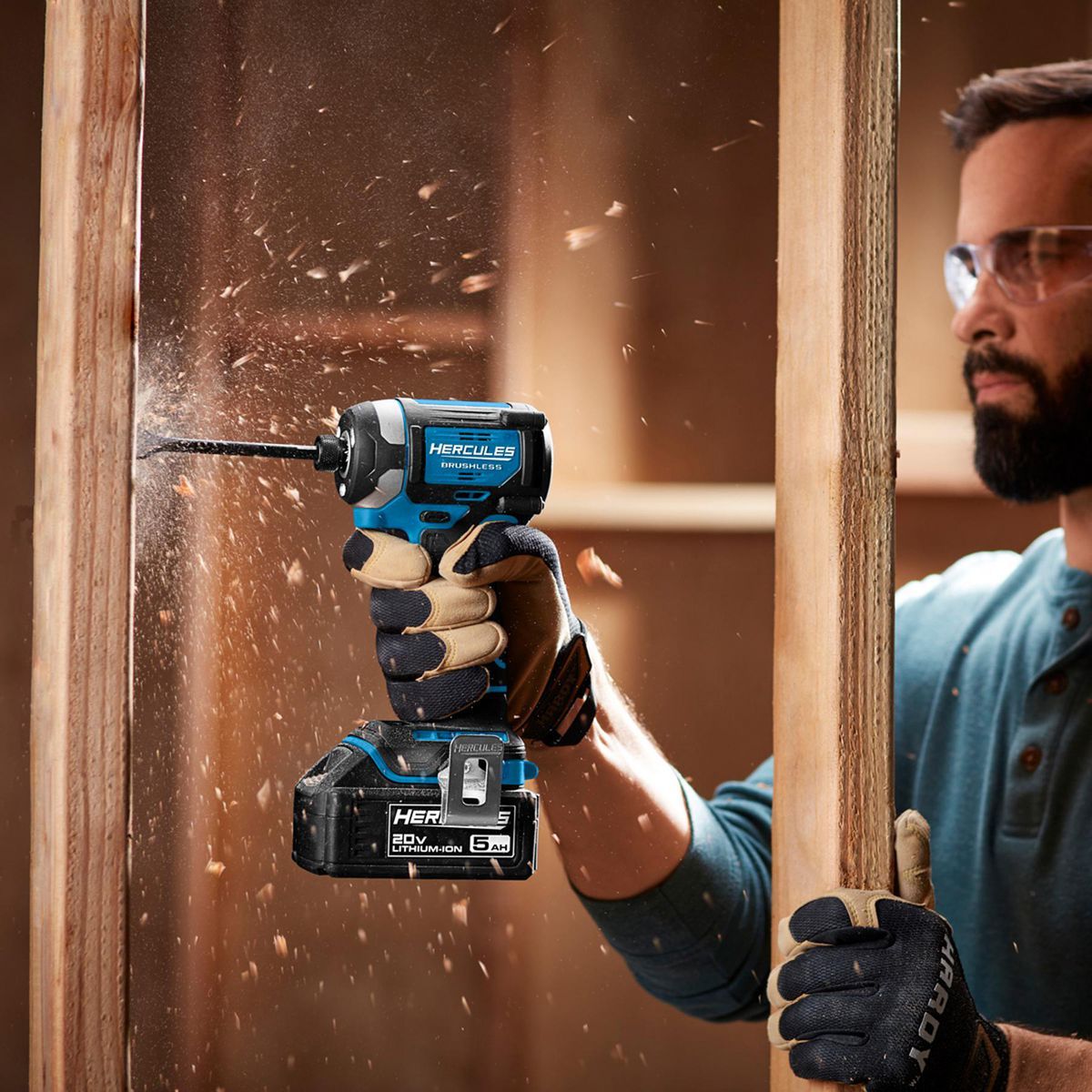 20V Brushless Cordless 1/4 in. 3-Speed Impact Driver Kit with 2 Ah Battery and Charger P39550