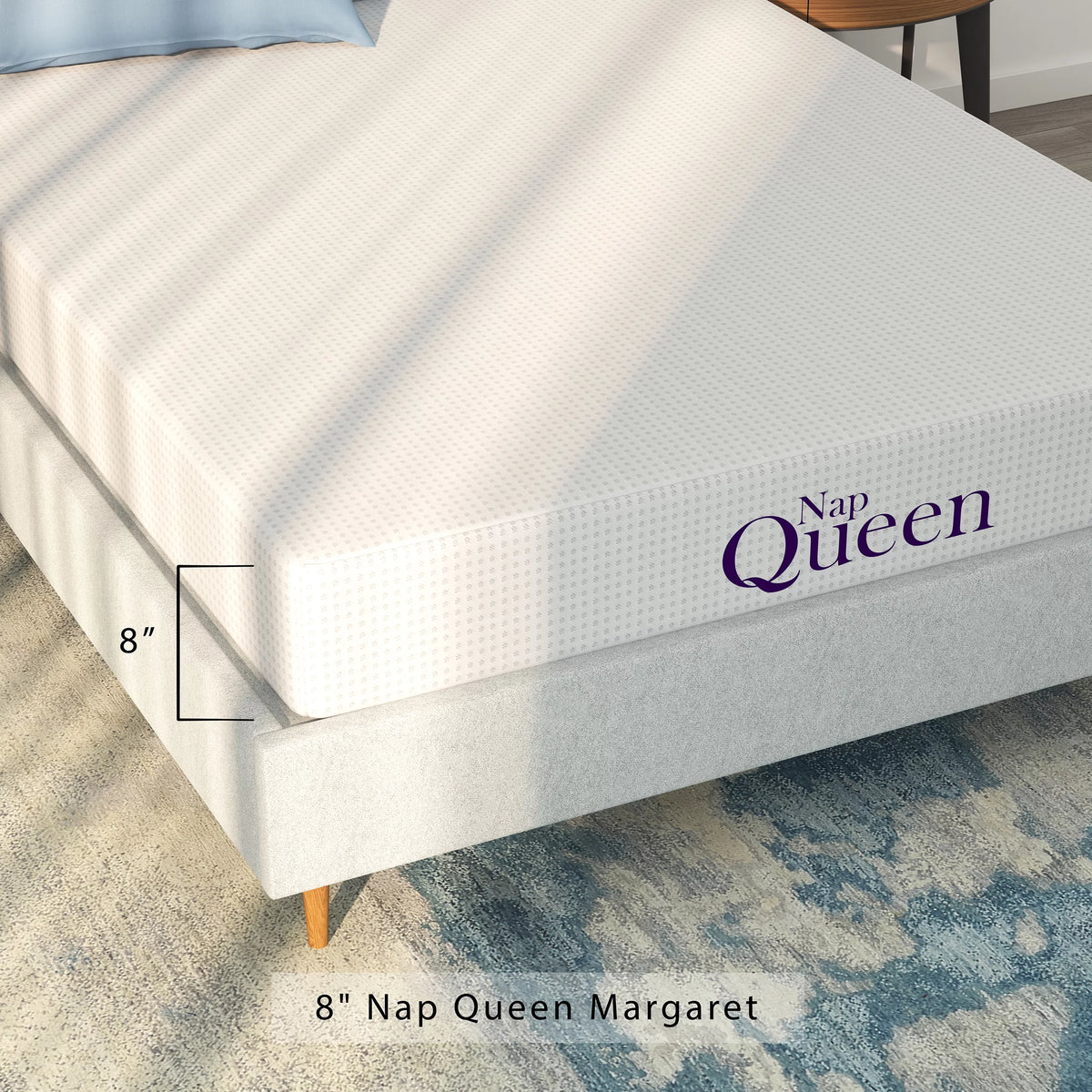 Twin 8" Charcoal Memory Foam Mattress M543