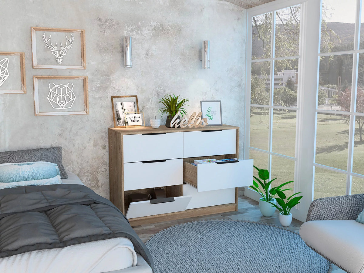 White Natural Pine Dresser D42878