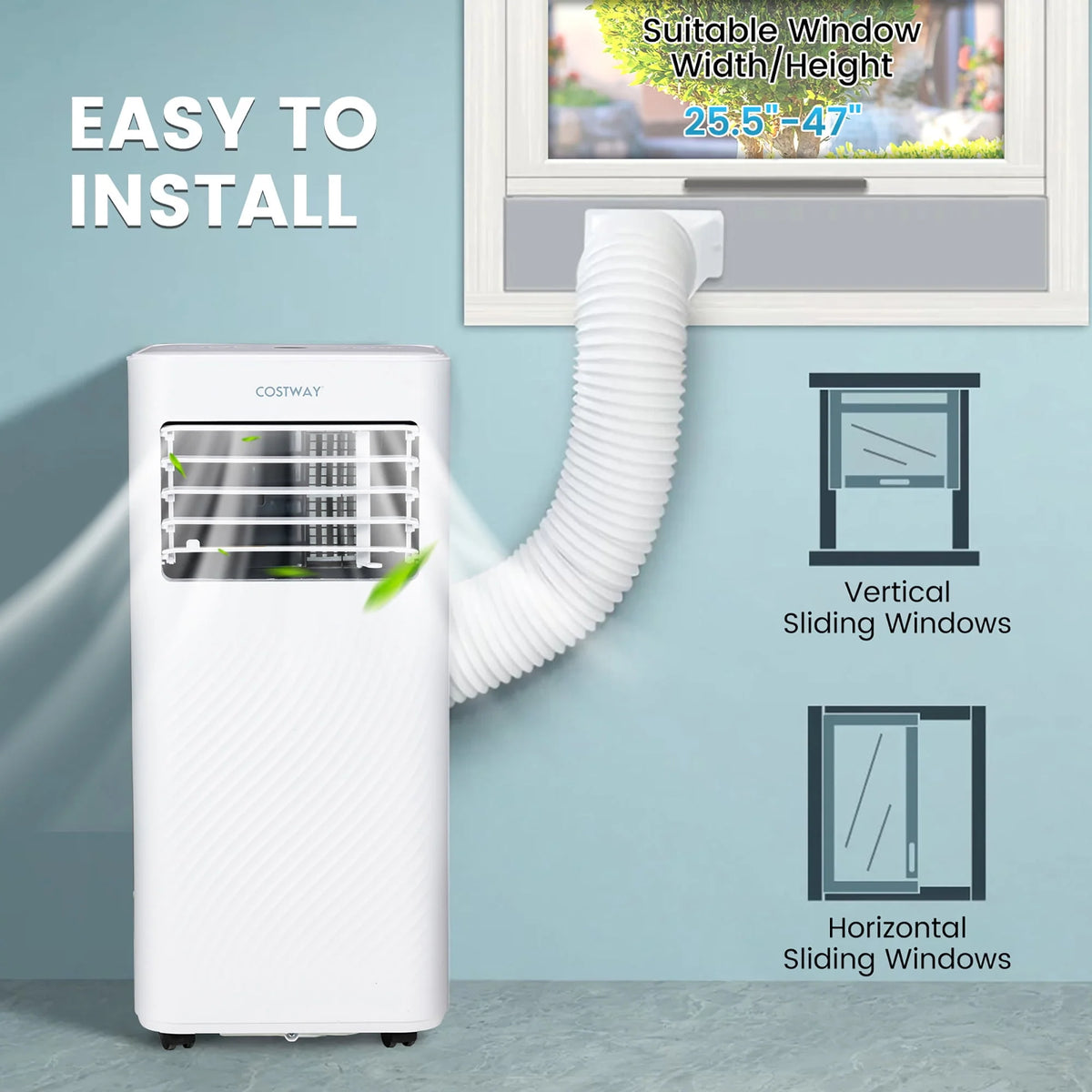 10000 BTU 4-in-1 Portable Air Conditioner K7099