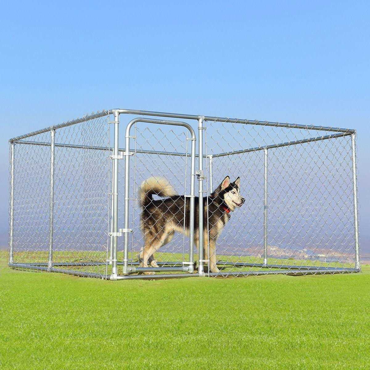Large Pet Dog Kennel Cage 7.5' x 7.5' Playpen P357247