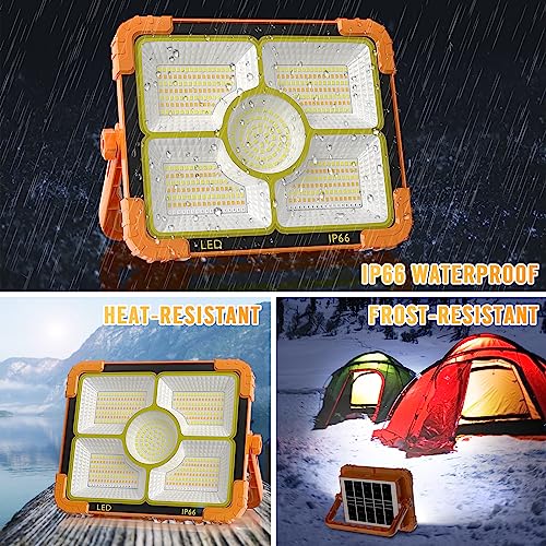 100W LED Solar Work Light, 10000LM Magnetic Worklight, IP66 Waterproof L903
